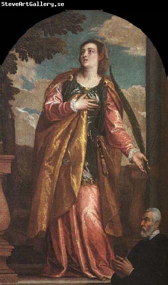 Paolo Veronese St Lucy and a Donor